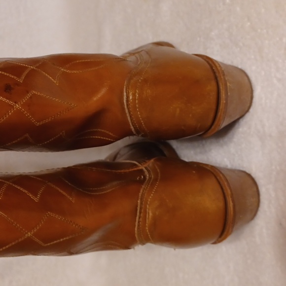 Acme tall Western Boots women's size 8.5 N - Picture 3 of 5
